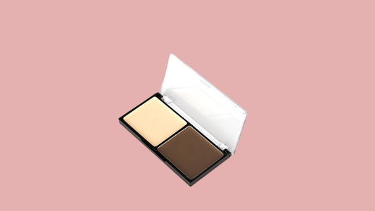 Comparaison avant/après utilisation de la crème correctrice bicolore