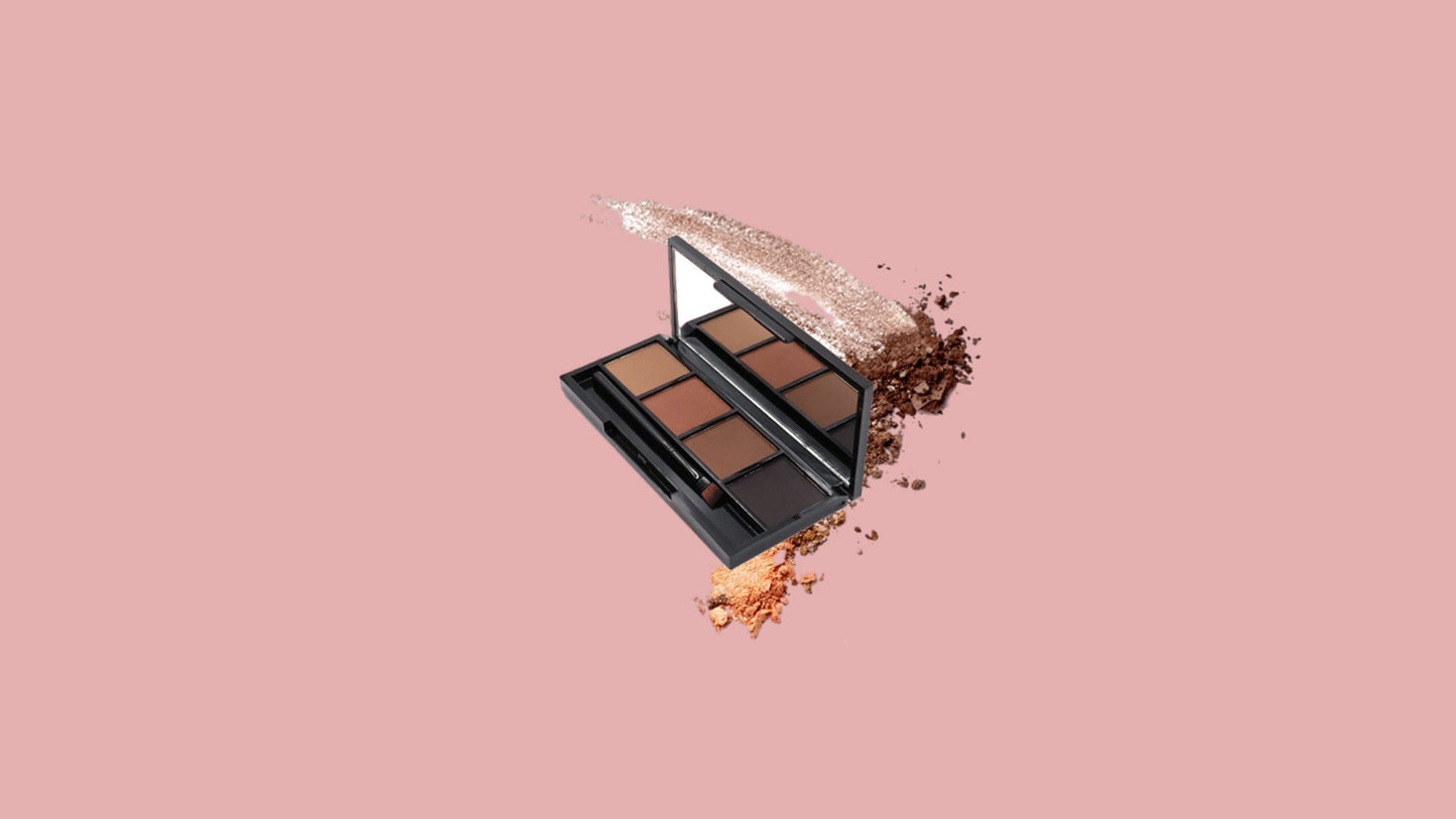 Palette Poudre à Sourcils – 4 Teintes Polyvalentes & Naturelles