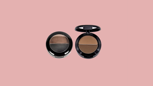 Poudre Sourcils 2-en-1 – Bicolore, Waterproof & Tenue prolongée