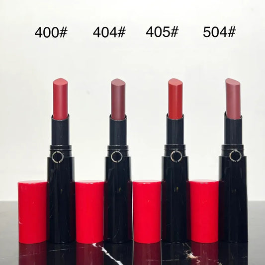 Rouge à lèvres matte velvet Black Black Fine Tube Designer couleur #106