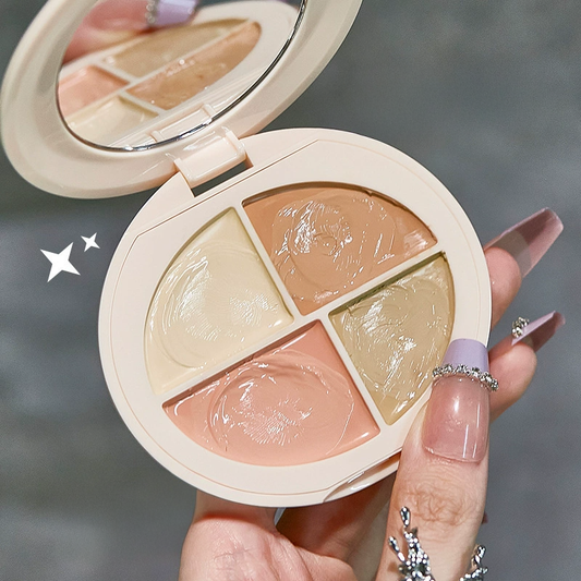 Correcteur visage 4-en-1 – Palette multifonction éclat & correction