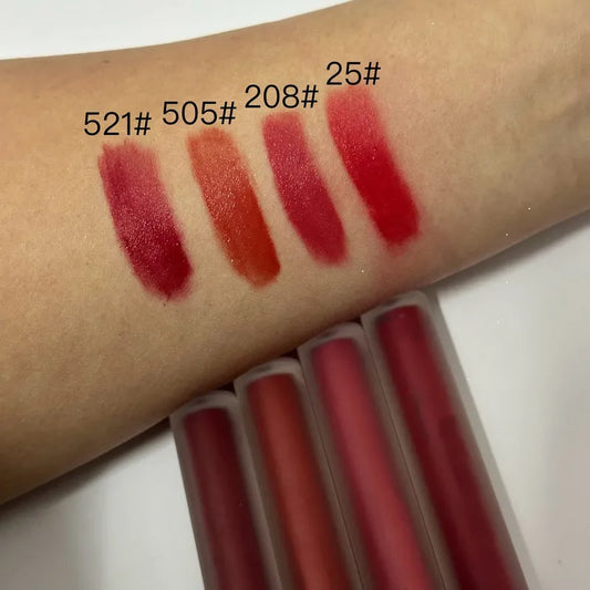Gloss à lèvres rouge mat longue tenue - teinte #25
