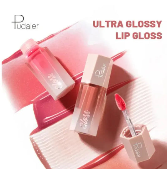 Rouge à lèvres liquide Pudaier - teinte 01 sur modèle